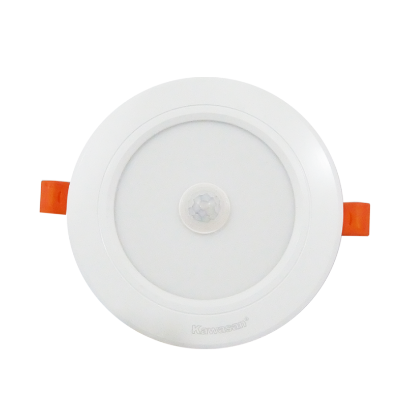 ĐÈN LED ÂM TRẦN CẢM ỨNG HỒNG NGOẠI DSB7W T/V (VIỀN TRẮNG)