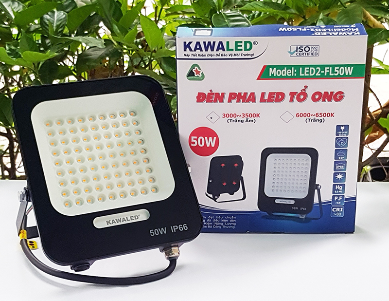 Đèn pha led tổ ong Kawaled FL-50W