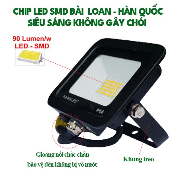 Chip Led SMD siêu sáng không gây chói mắt khi dùng